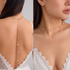 Perla Doble Collar Pendientes Pulsera Mayorista