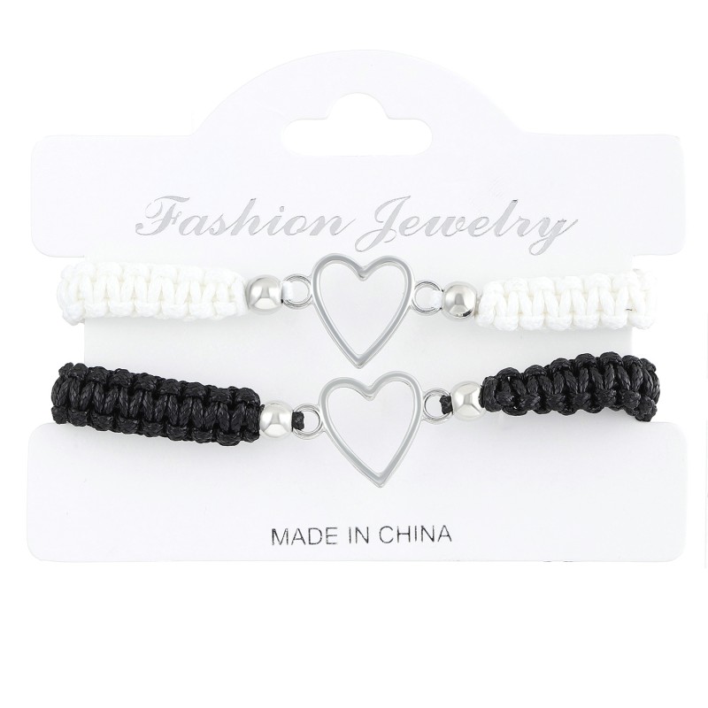 Pulsera Ajustable Tejida Con Cuentas Al Por Mayor