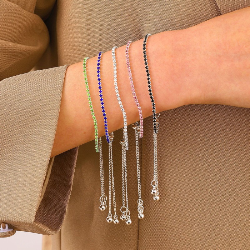 Mayorista De Pulsera De Extracción Ajustable Con Diamantes
