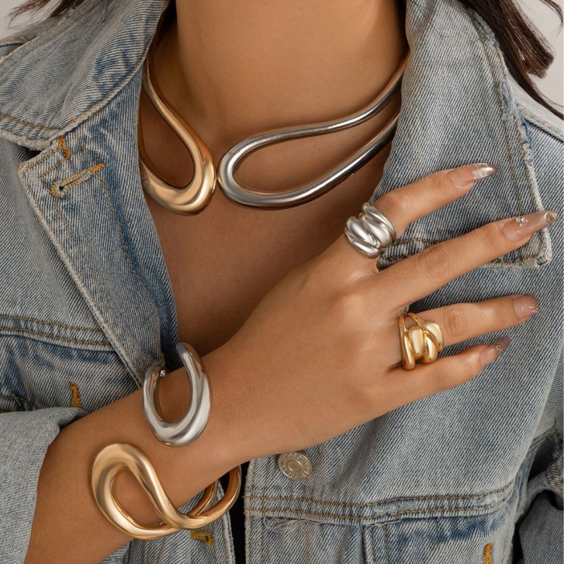 Twisted Double Collar Bracelet Ring Wholesalers