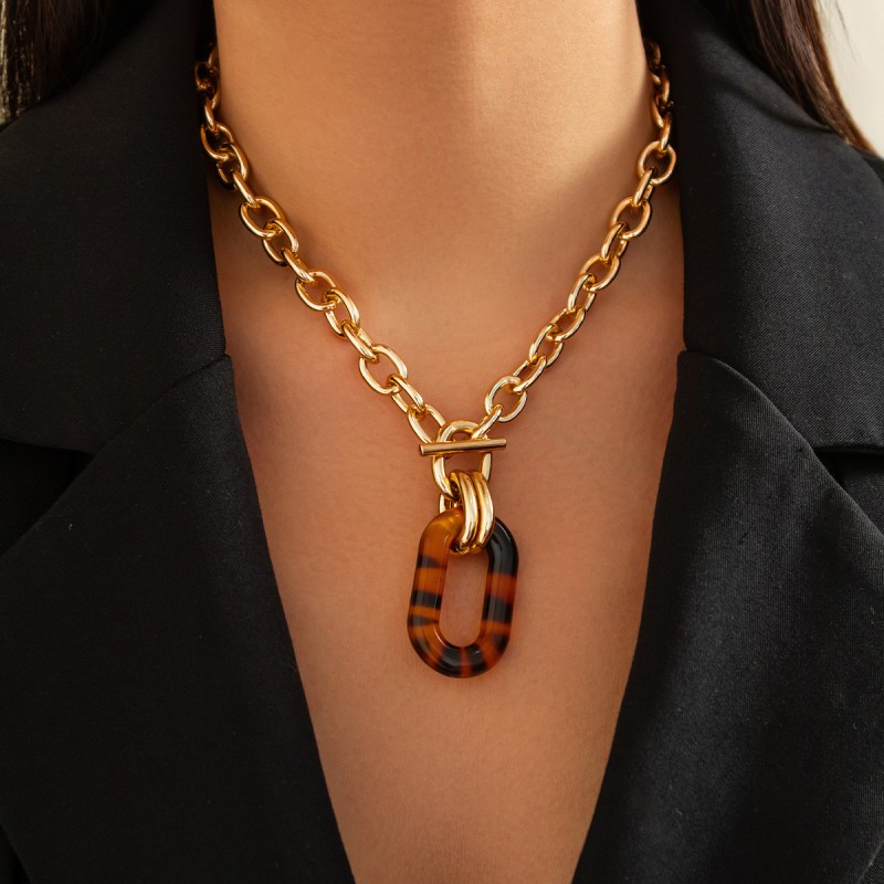 Mayorista De Conjunto De Collares Con Hebilla De Leopardo
