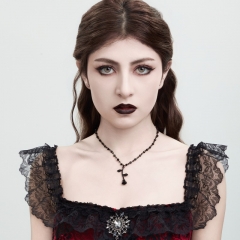 Collar Con Cuentas De Rosas Al Por Mayor