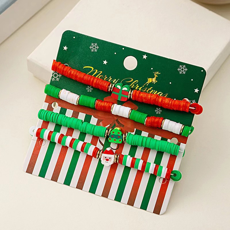 Navidad Campana Alce Pulsera Ajustable Mayorista