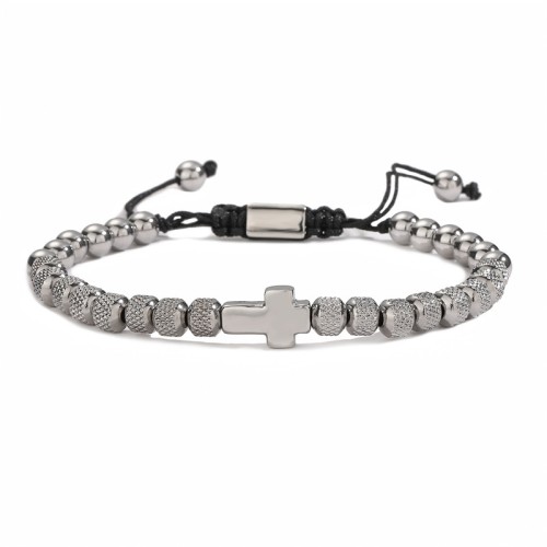 Steel Cross 6MM16 Pineapple Beads