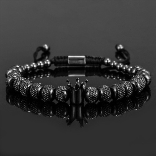 Pineapple Beads 6MM18 Black