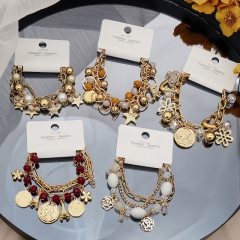 Starfish Shell Pendant Multilayer Beaded Bracelet Wholesaler