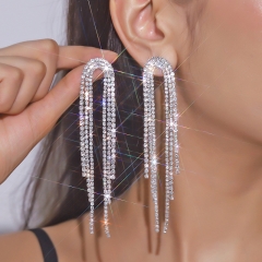 Mayorista De Pendientes De Borla De Diamantes Completos