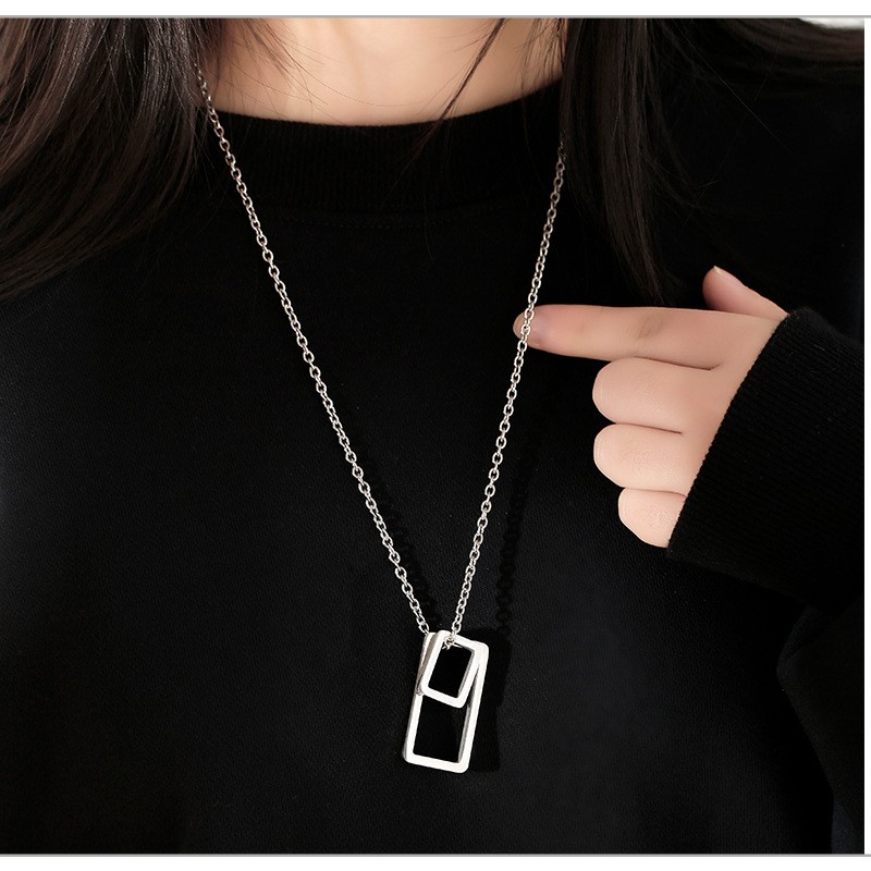Block Pendant Necklace Wholesaler