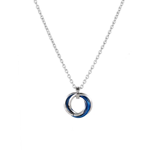 Three-ring Blue Cross Chain