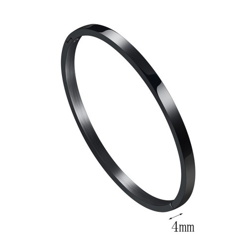 4mm Wide Black