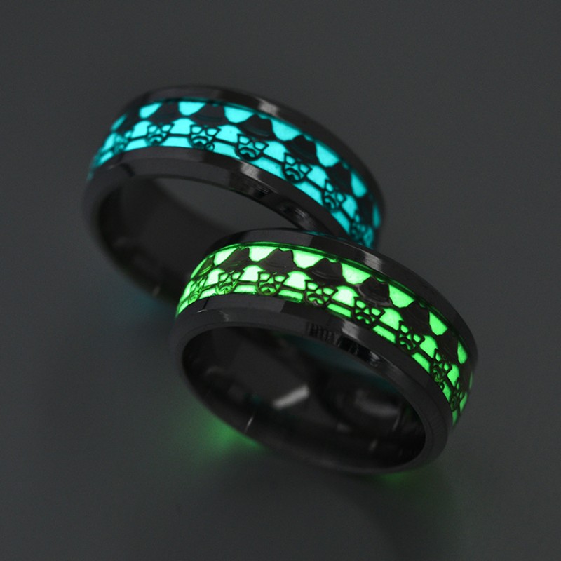 Luminous Old Man's Head Ring Wholesalers