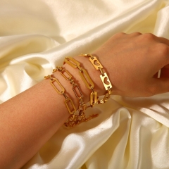 Hollow Chain Cross Buckle Bracelet Wholesalers