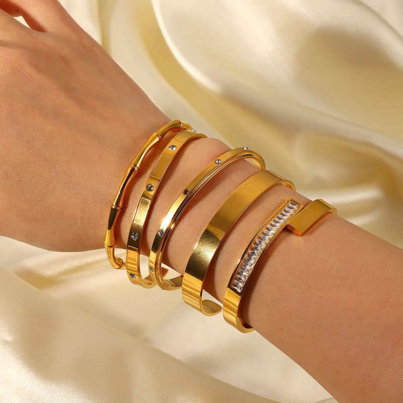 Mayorista De Pulsera Abierta De Circón