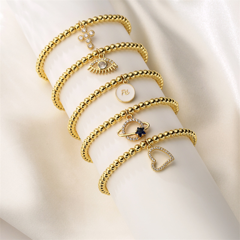 Mayorista De Pulsera De Ojo De Diablo Con Cuentas De Diamantes De 4mm