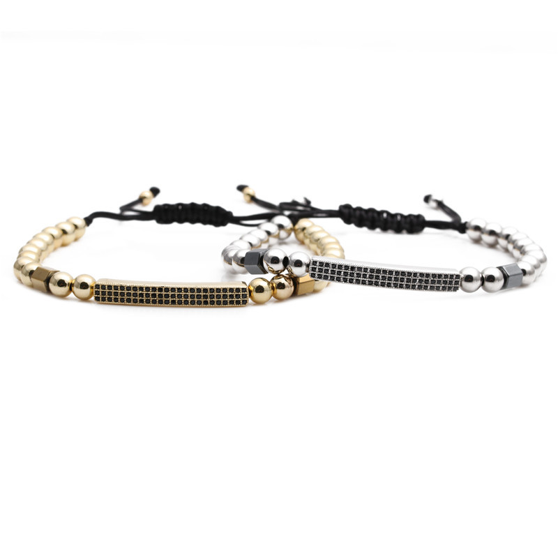 Zircon Long Woven Adjustable Bracelet Wholesaler