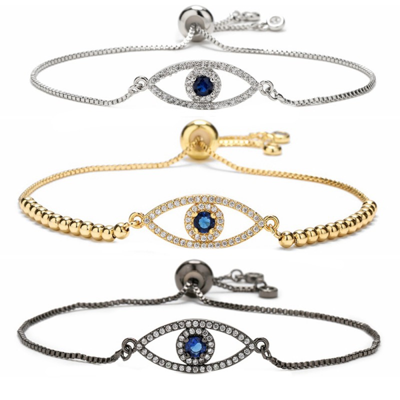 Mayorista De Pulsera Tejida De Concha De Ojo De Diablo De Diamantes