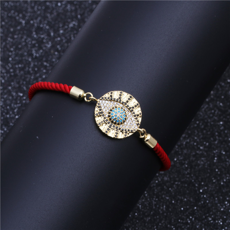 Mayorista De Pulsera Ajustable Del Ojo Del Diablo De Circón