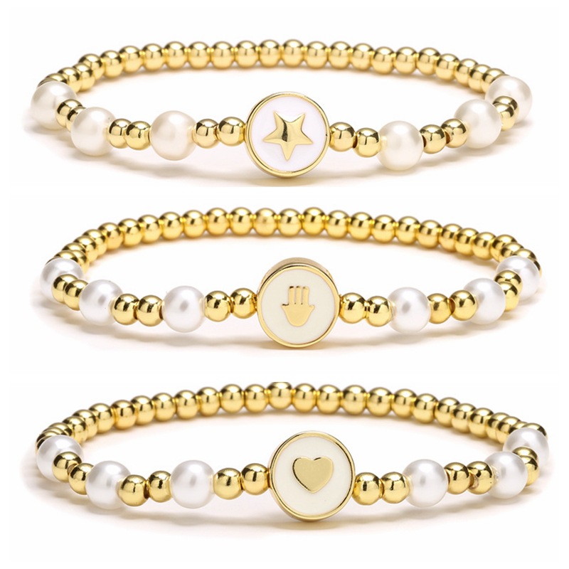 Mayorista De Pulsera De Amor Elástica Con Cuentas