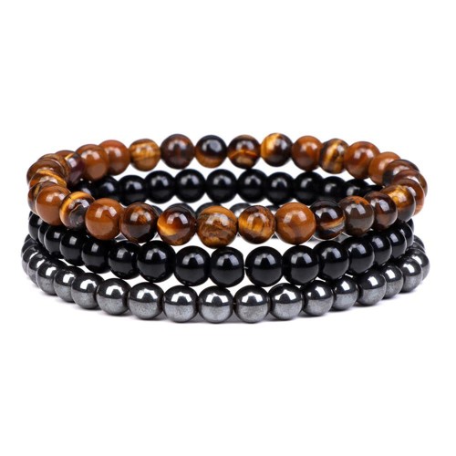 6MM Tiger Eye Bright Stone Black Gallbladder