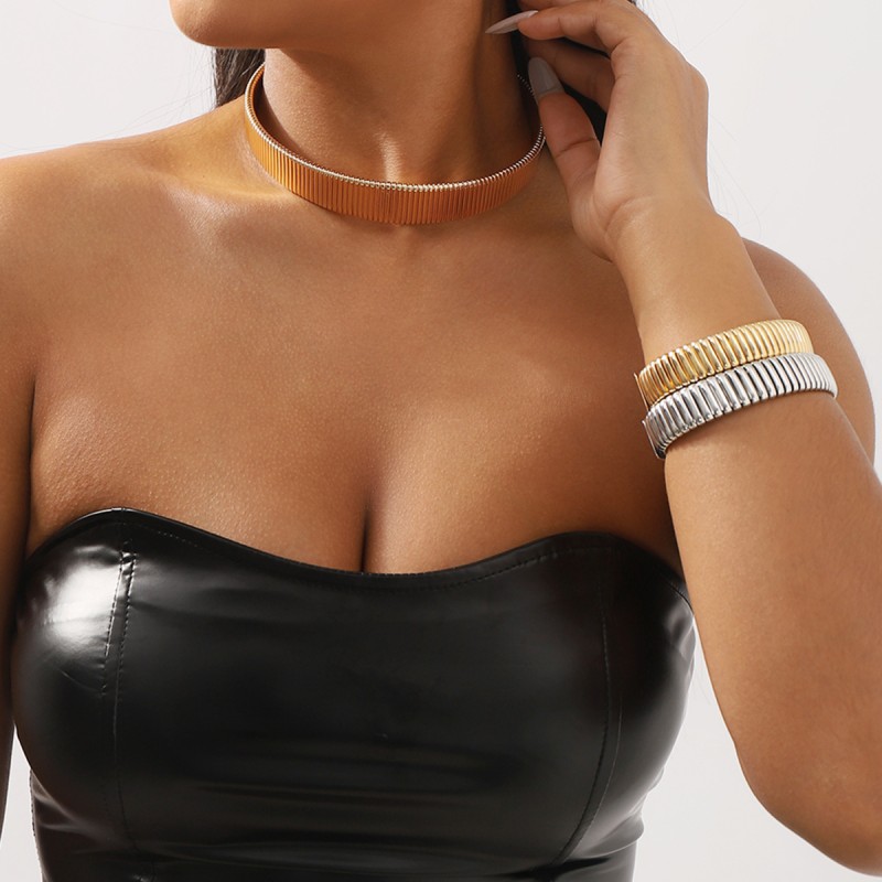 Mayorista De Pulsera De Collar Abierto De Rosca De Versión Ancha