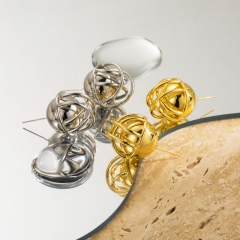 Mayorista De Pendientes Huecos Esféricas Tridimensionales