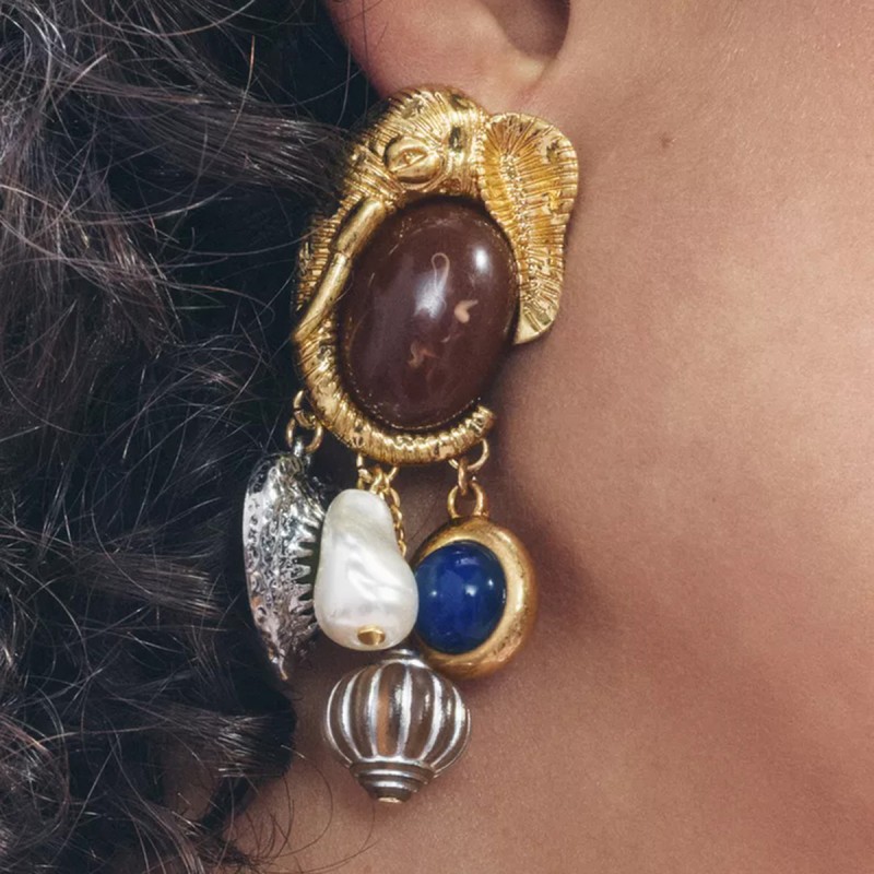 Mayorista De Pendientes Colgantes De Piedras Preciosas De Perlas