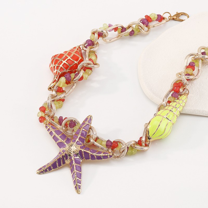Starfish Shell Beaded Necklace Wholesalers