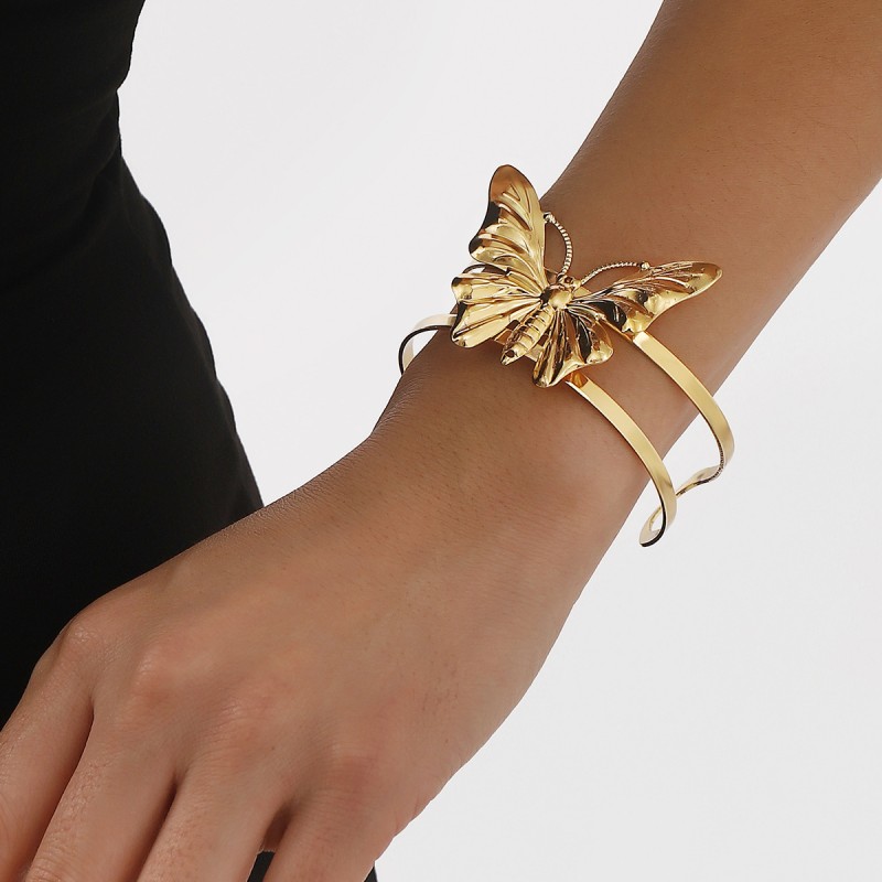 Mariposa Tridimensional Doble Apertura Pulsera Mayorista