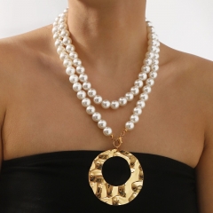 Collar Multicapa De Perlas De Anillo Al Por Mayor
