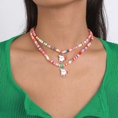 Santa Claus Almohadilla De Cuero Collar Mayorista