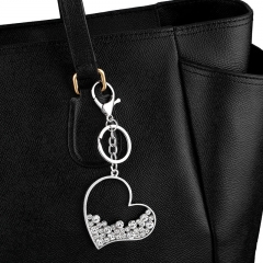 Mayorista De Llavero En Forma De Corazón Hueco De Diamantes