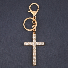 Mayorista De Llaveros Con Cruces Engastadas En Diamantes