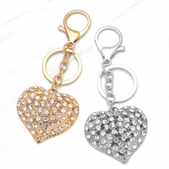 Mayorista De Llaveros Con Corazón Engastado En Diamantes