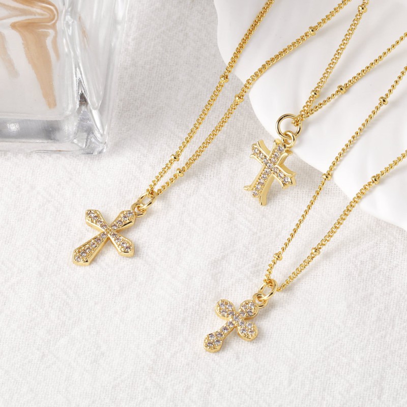 Diamond Cross Pendant Necklace Wholesaler