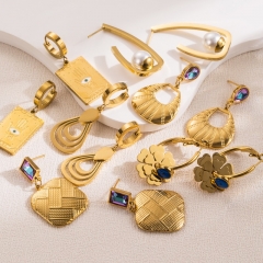 Mayorista De Pendientes De Flores De Perlas De Diamantes
