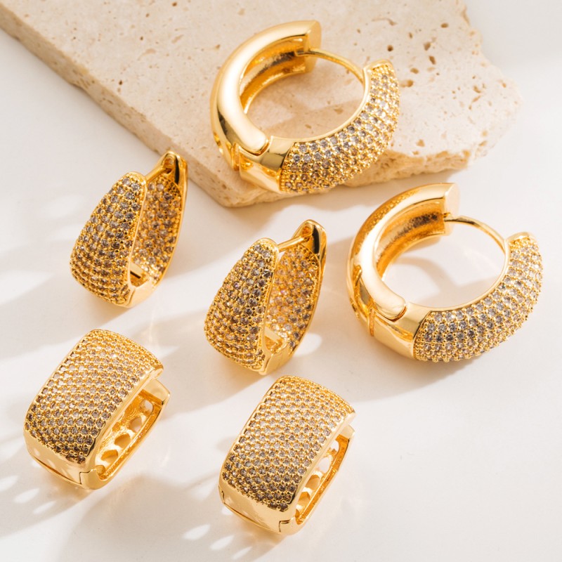 U-shaped Star Diamond Ear Ring Wholesalers