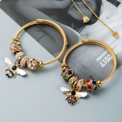 Pulsera De Abeja De Diamantes Ajustable Mayorista