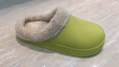 New style soft warm women men clog