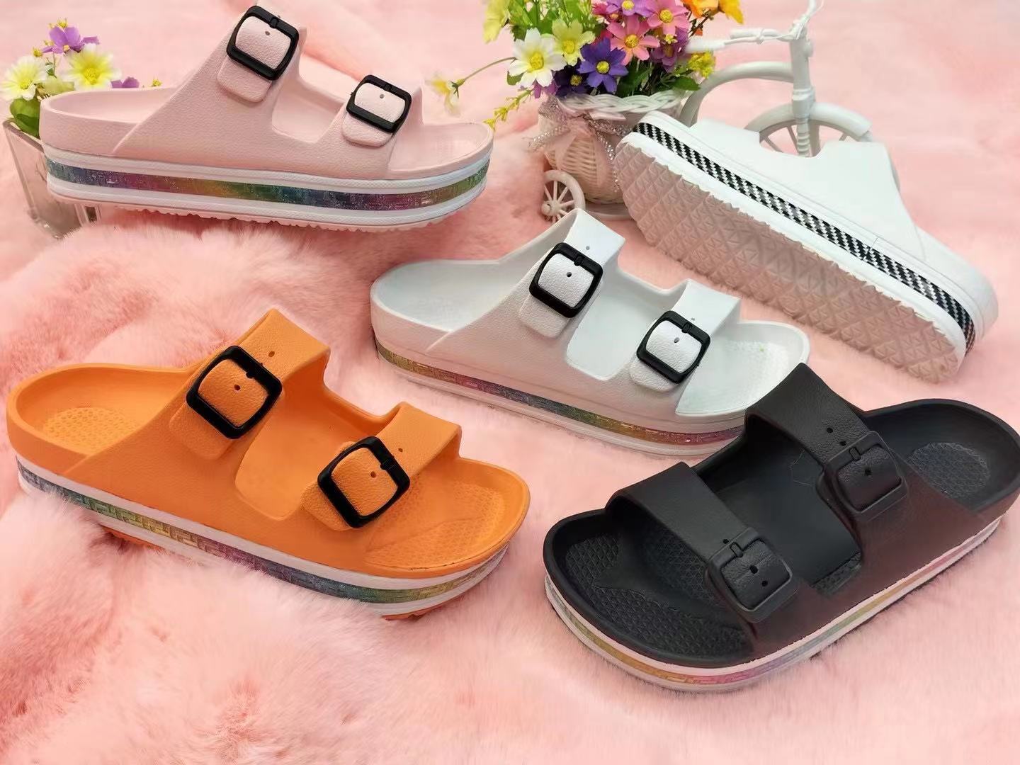 New style women men slippers , soft slippers, high heel slippers