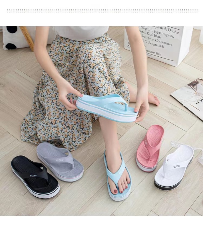 New style women men slippers ,women flip flops ,high heel flip flops