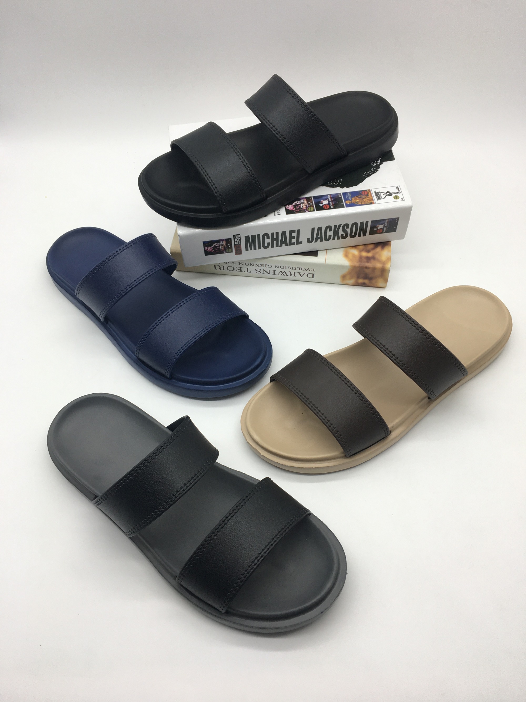 PU indoor men slippers