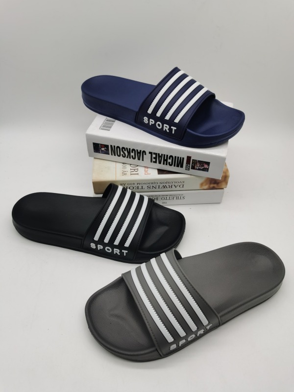 Cementing EVA men slippers