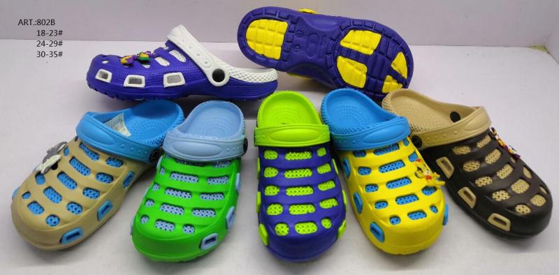 Injection eva clogs two colors clogs