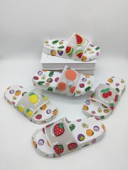 PVC fruit kids slippers