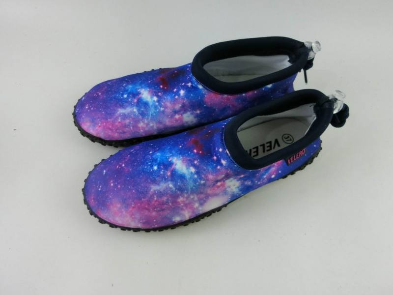 Newly printing lady aqua shoes