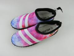 Newly printing lady aqua shoes