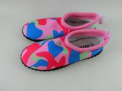 Newly printing lady aqua shoes