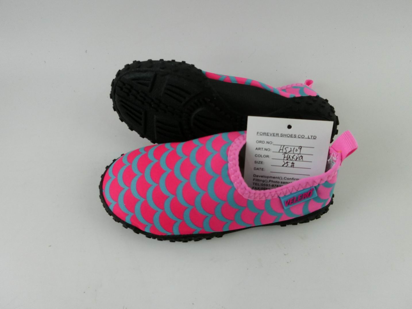 Printing designed children aqua shoes