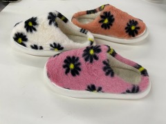 Unisex colorful fur slippers