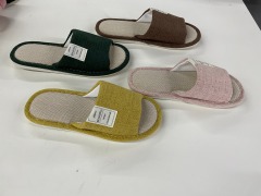 Unisex fur slippers for indoors
